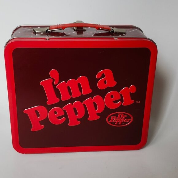 Dr. Pepper Soda Pop Metal Lunch Box 2010 RETRO Look - Picture 4 of 7